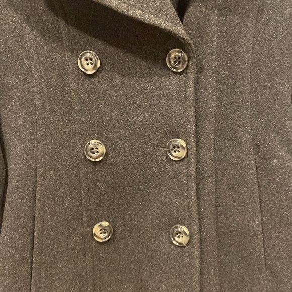 Wool blend pea coat - Picture 3 of 8